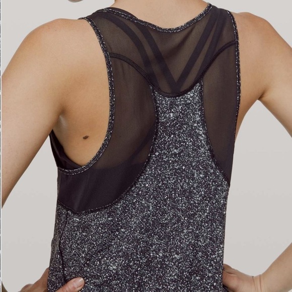 Lululemon Sculpt Tank II Breathable Lightweight Mesh in Diffuse Starlight Sz 4 - Picture 3 of 11